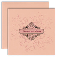 Peach wedding invitations, indian style invitation cards, Indian Wedding Invitations Tampa, Indian wedding cards Liverpool
