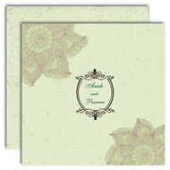 Green wedding theme cards, Wedding cards Mumbai, print kankotris online, Muslim Wedding Cards Honolulu, Indian Wedding Invitations City of London