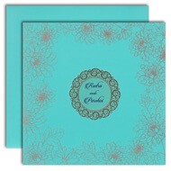 Blue Indian wedding cards, muslim wedding invitation cards online, Indian wedding cards Riverside, Muslim Wedding Cards Oxford