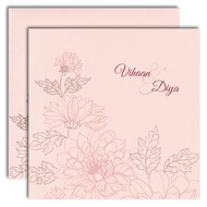 Pink Indian wedding cards, buy punjabi wedding cards online, Indian wedding cards Anchorage, Muslim Wedding Cards Preston