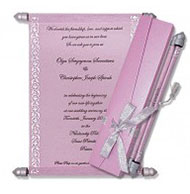 Purple Scroll Invitations, Scroll Princess Invitations, Scroll Wedding Invitations Selkirkshire, Buy Scroll Invitations Plano