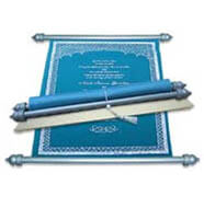 Scroll Cards, Masquerade Scroll Invitations, Scroll Invitations Anglesey, Scroll Wedding Invitations Tampa