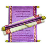 Birthday Scrolls, Graduation Party Scroll Invitations