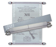 Silver Scroll Invitations, Scroll Engagement Invitations, Buy Scroll Invitations Lancashire, Buy Scroll Wedding Invitations El Paso