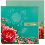 Colourful Floral Invitations, Exclusive High end cards