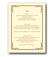 Menu cards